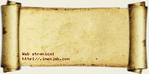 Tamara Pejčić vizit kartica